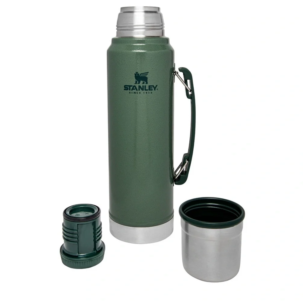 Stanley Classic Stainless Steel Vacuum Insulated Thermos Bottle, 1.1 qt - Picture 2 of 8